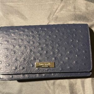 Kate spade blue chain crossbody bag
